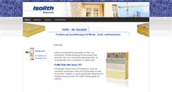 Desktop Screenshot of isolith.com