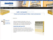 Tablet Screenshot of isolith.com